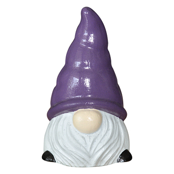 Northcote Pottery Gnome Bob Garden Decor Large Hat 20Cm Purple