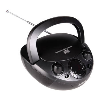 Laser Portable CD Boombox w/ AM/FM Radio
