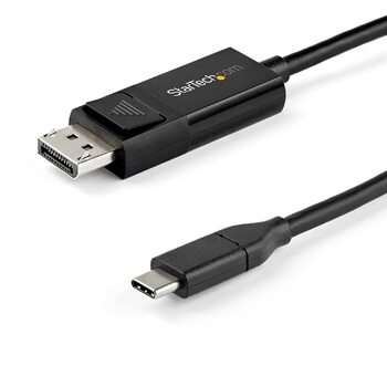 Star Tech 6.6 ft. (2 m) USB C to DisplayPort 1.4 Cable - Bidirectional