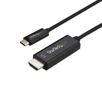 Star Tech 2m / 6ft USB C to HDMI Cable - 4K at 60Hz - Black