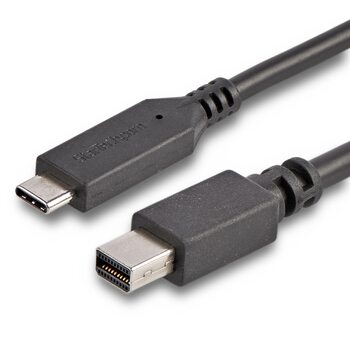 Star Tech 6 ft. / 1.8 m USBC to Mini DP Cable - 4K 60Hz - Black