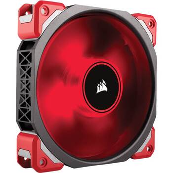 Corsair ML120 Pro LED 120mm Cooling Fan for Gaming PC Case - Red