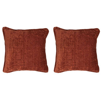 2PK Jason Commercial Parker Cushion Filled 44x44cm Russet