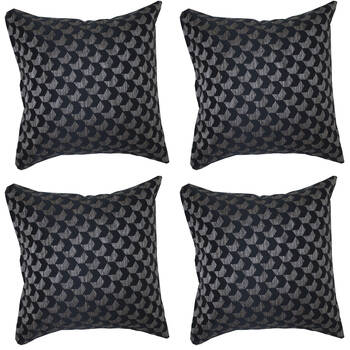 4PK Jason Commercial Regency Cushion Filled 45x45cm Ink Blue