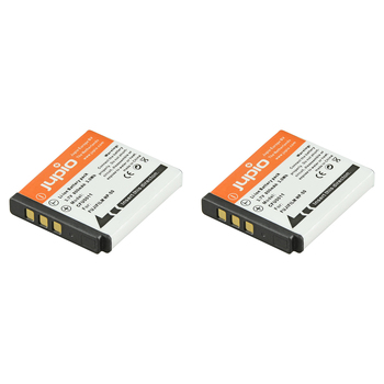 2PK Jupio Li-Ion 3.7V 800mAh Battery For Fuji NP-50 Camera