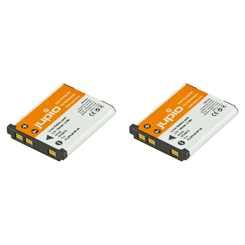 2PK Jupio Li-Ion 3.7V 740mAh Battery For Fuji NP-45 Camera