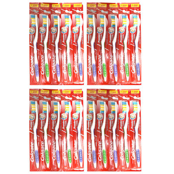 4x 5PK Colgate Premier Clean Toothbrush Value Pack