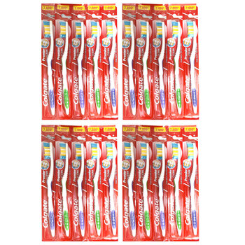 4x 5PK Colgate Premier Clean Toothbrush Value Pack