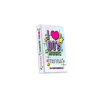 Aquarius I Love 00's Music Lovers Trivia Card Game 10x6cm 12y+