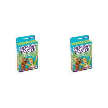 2PK Aquarius Scooby Doo! Memory Master Card Game 17x12cm 6y+
