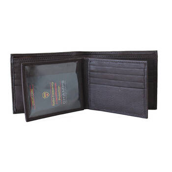 Champs Leather Mens 12cm Cash/RFID Wallet Holder - Brown