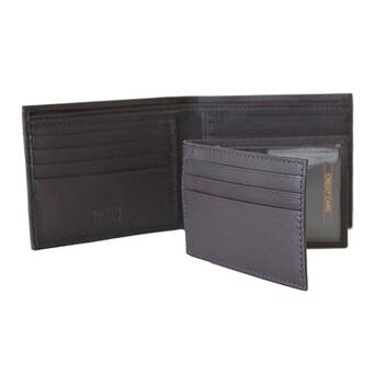 Champs Leather Mens 12cm Cash/RFID Wallet Holder - Brown