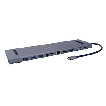 Cruxtec CH02-SG 11 in 1 USB-C Multifunction Docking Station with 100W PD