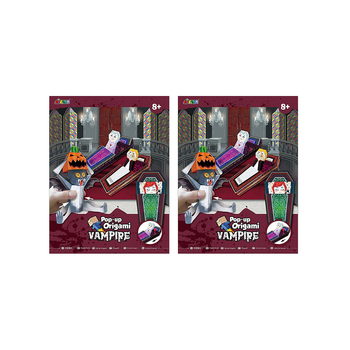 2PK Avenir Pop-up Origami Vampire Carboard Cut Outs 8y+