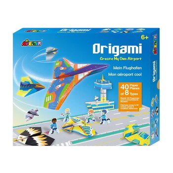 Avenir Origami Create my Own Airport Paper Planes Kids Toy 6y+