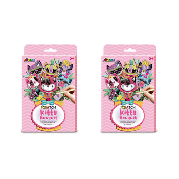 2PK Avenir Scratch Kitty Bouquet Kids/Toddler Activity 5y+
