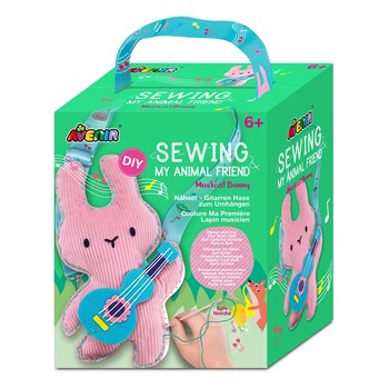 Avenir Sewing My Animal Friend Musical Bunny Kids Activity Kit 6y+