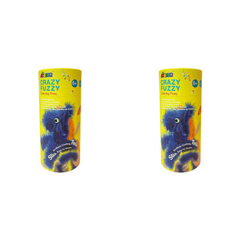 2PK Avenir Crazy Fuzzy Art & Craft Toys Noble Horse - Blue 6y+