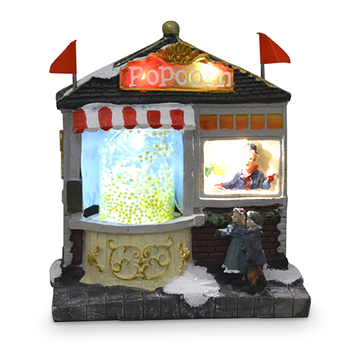 Led Christmas Shop Popcorn Decoration Festive 15x13cm Novelty