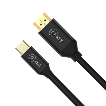 Cruxtec CH8K-01-BK USB-C Male To HDMI Male Cable 1m Black