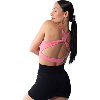 Lifesopeche Seamless Asymmetrical-Back Sports Bra Activewear Dusty Pink Kesi