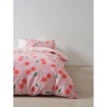 Linen House Kids Cherrylicious Quilt Cover Set Cherry Print Bedding