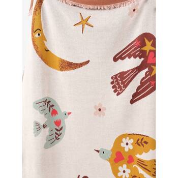 Linen House Kids Folk Woodland Blanket 120x140cm Soft Knitted Cotton
