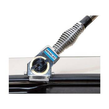 Benelec Gutter Mount Aerial Bracket Adjustable Fold Down Stainless Steel