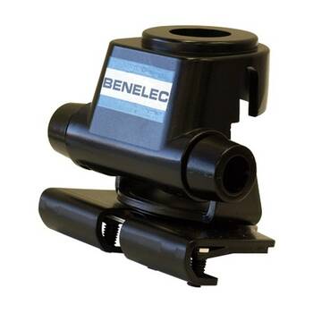 Benelec Adjustable Lip Mount For Door Boot Bonnet Trunk Black Chrome S/Steel