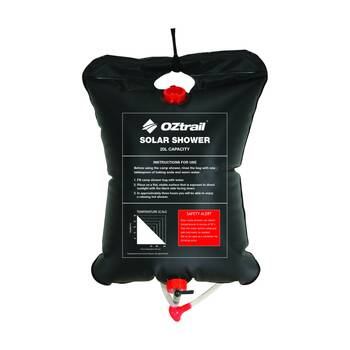 Oztrail Solar Shower Compact Lightweight Outdoor Camping Heated Bag 20L