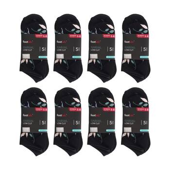 8x 5PK Footlab Women's Socks Casual Low Cut Shoe Size 5-8 With Design