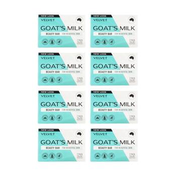 8PK Velvet 2 Pack Beauty Bar Goats Milk For Beautiful Skin 200g Each