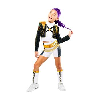 Rubies K-Pop Demon Hunters Rumi Gold Hybrid Costume Child Dress Up