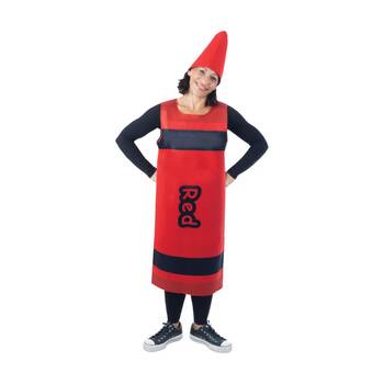 Rubies Crayon Adult Tabard Dress Up Party Costume One Size Unisex Red