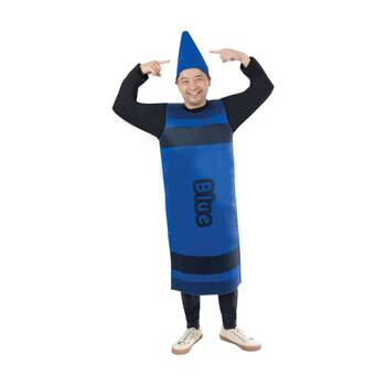 Rubies Crayon Adult Tabard Dress Up Party Costume One Size Unisex Blue