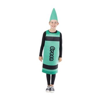 Rubies Crayon Child Tabard Dress Up Party Costume One Size Unisex Green