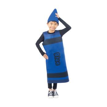 Rubies Crayon Child Tabard Dress Up Party Costume One Size Unisex Blue