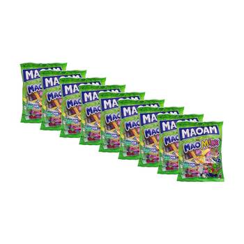 9PK Maoam Maomix Chewy Candies Mix W/ Joystixx Happy Fruttis & Stripes 250g