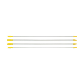 4PK Edco Ergonomic Grip Enduro Aluminium Commercial Handle Yellow 1.35m