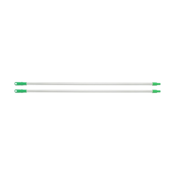 2PK Edco Ergonomic Grip Enduro Aluminium Commercial Handle Green 1.35m