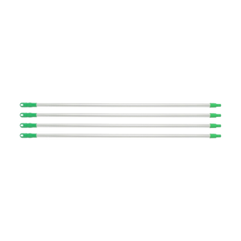4PK Edco Ergonomic Grip Enduro Aluminium Commercial Handle Green 1.35m