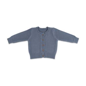 The Peanutshell Baby Knitted Button Cardigan Winter Warming Wear Navy