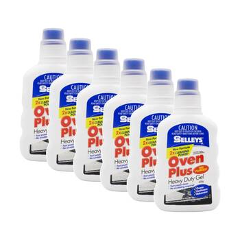 6PK Selleys Oven Plus Heavy Duty Gel Faster Power Clean No Fumes 400g