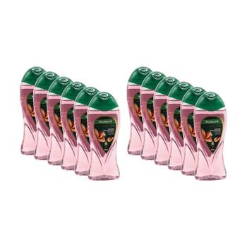 12PK Palmolive Luminous Oils Body Wash 400ml Frangipani Coconut Nourish Glow