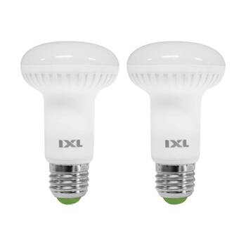 2PK IXL R63 Multi-Option Energy Saving LED Globe 3000/4000/5000K 6W