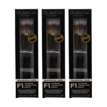 3PK Manicare Make Up Blending Foundation Brush F1 Glam Pro Professional Series