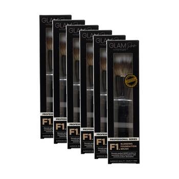 6PK Manicare Make Up Blending Foundation Brush F1 Glam Pro Professional Series
