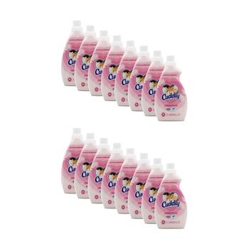 16PK Cuddly Concentrated Laundry Fabric Conditioner 1L Sensitive Hypoallergenic