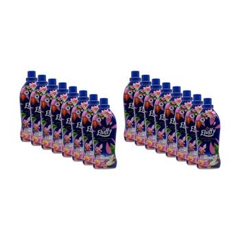 16PK Fluffy Concentrated Fabric Conditioner 900mL Lotus Flower & Sea Minerals
