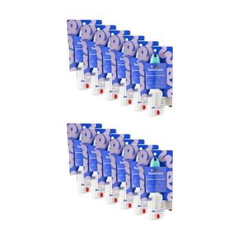 12PK Purina Total Care 2 In 1 Knot Remover & Flea Comb For Dogs White/Blue